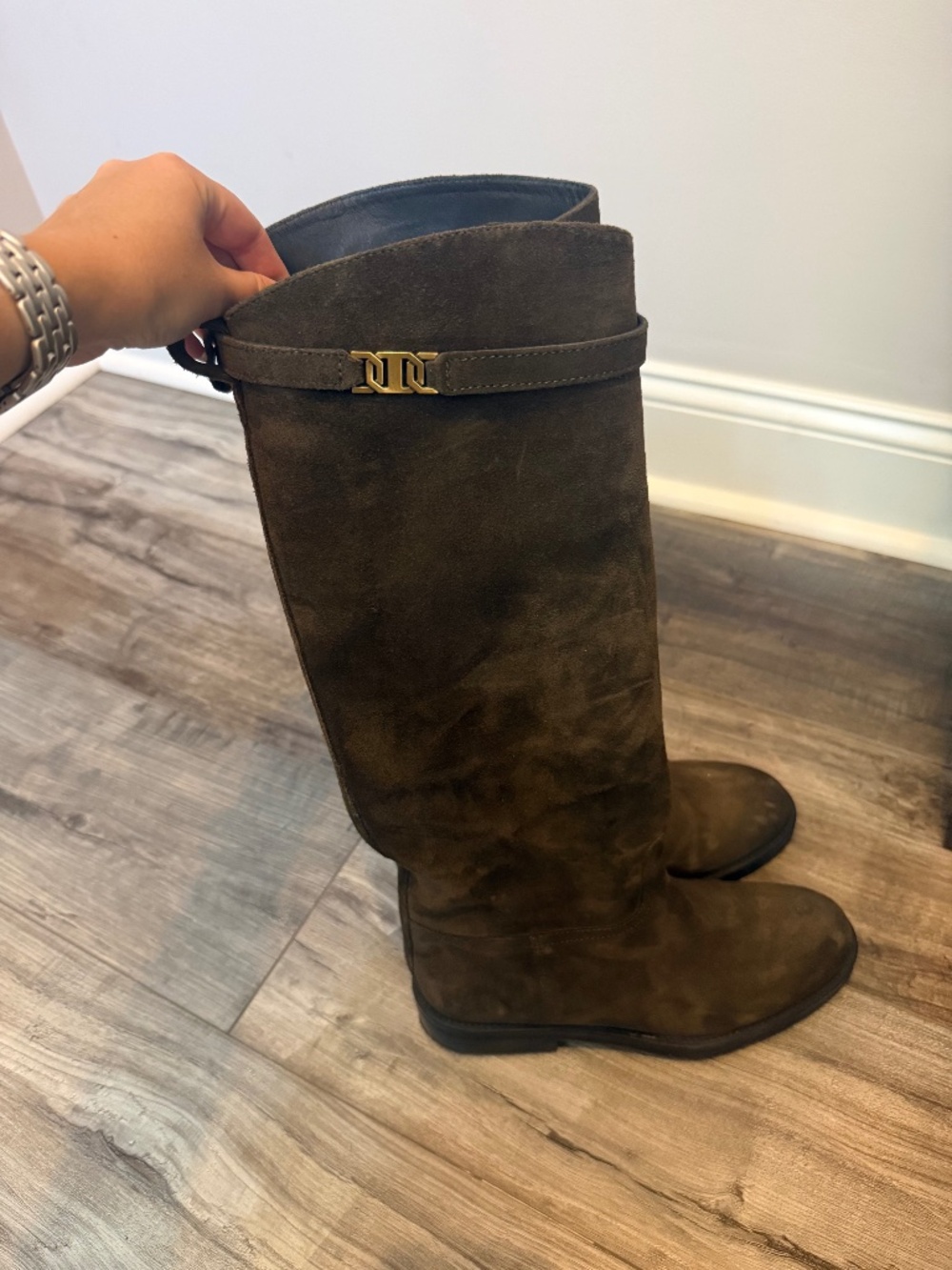 2025 Massimo Dutti riding boots khaki